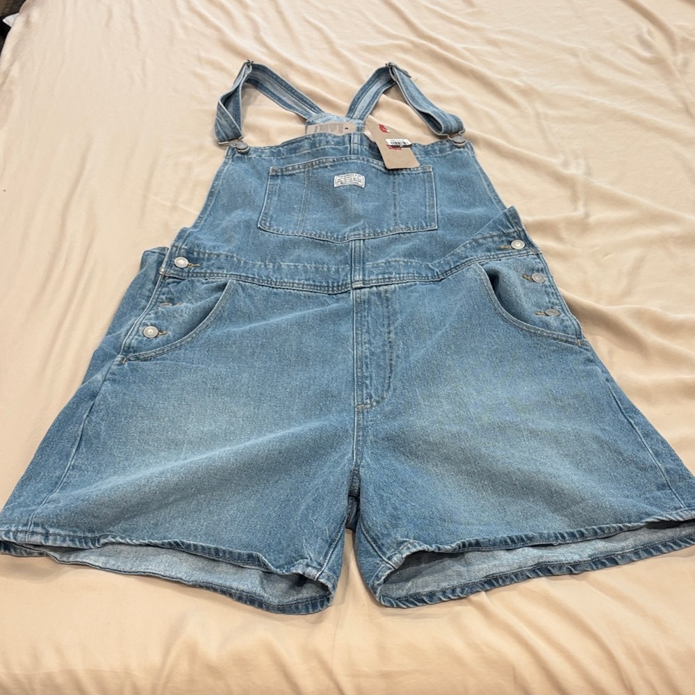 Levi Blue Denim Overalls